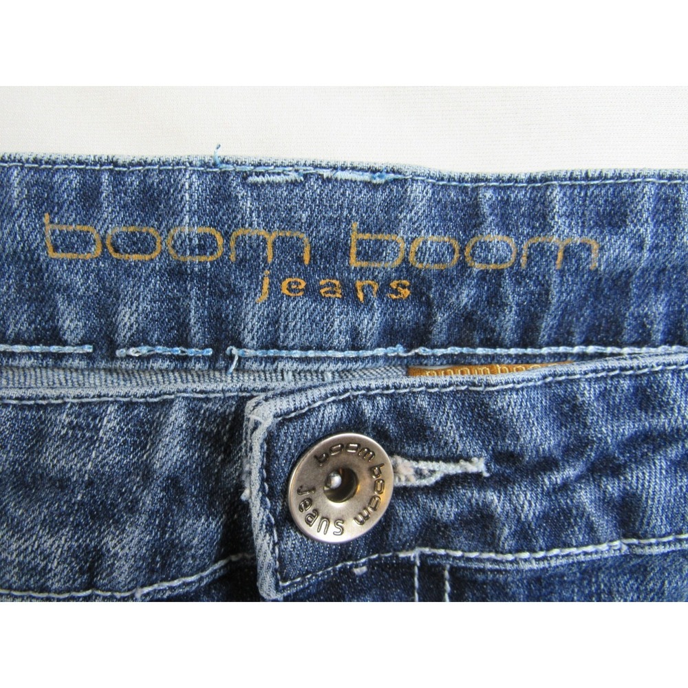 Boom Boom Jeans Straight Leg Mid Rise Women's/Juniors Size 15 - Picture 6 of 6